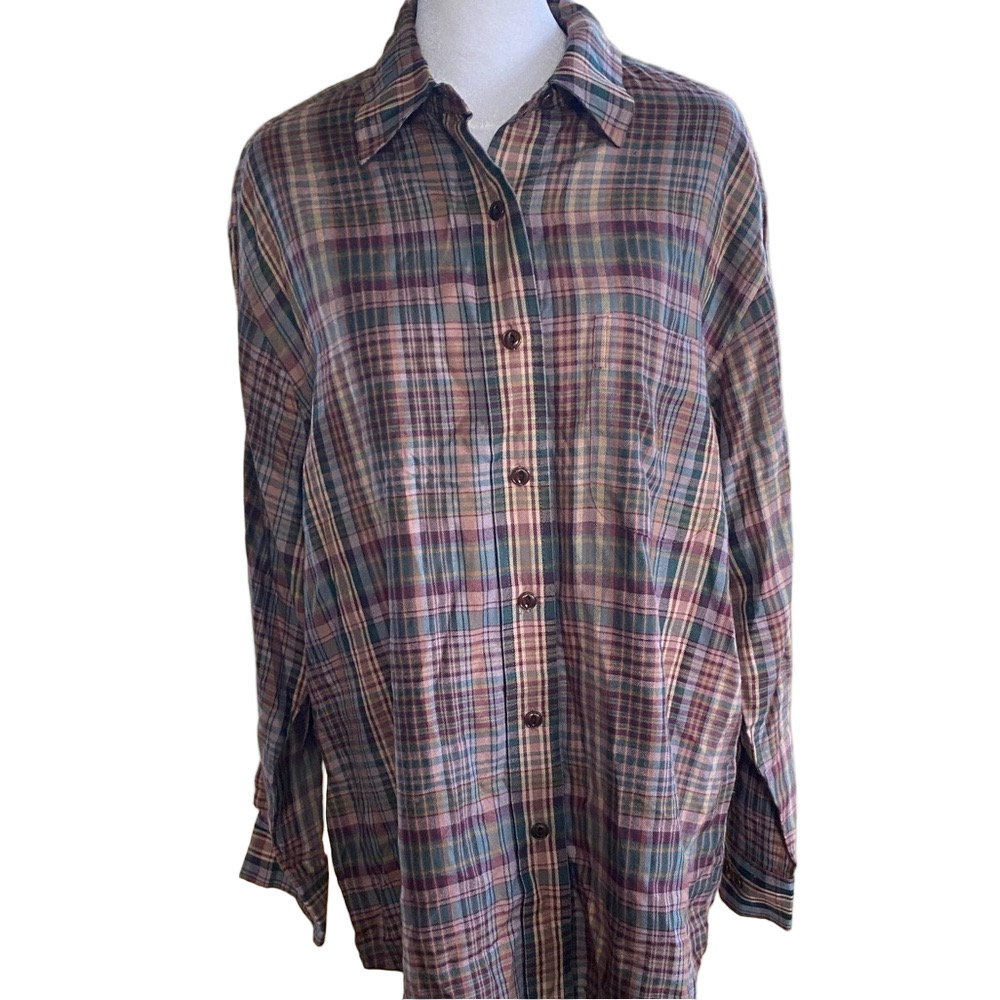 Lauren Ralph Lauren Multicolor Plaid Button Down Shirt